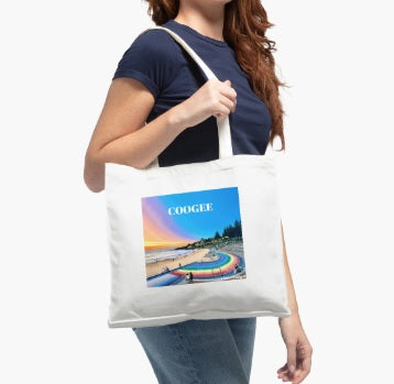 Coogee Rainbow Steps Colours of Coogee Tote Bag