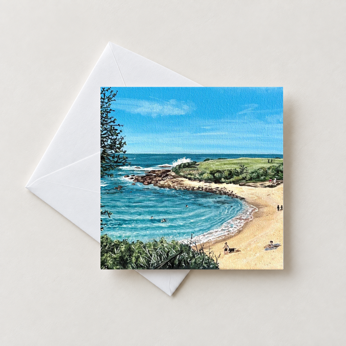 Little Bay Beach Sydney Greeting Card