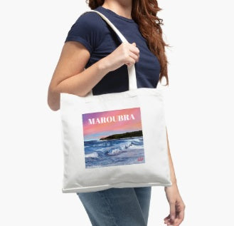 Maroubra Beach Sydney Sunrise Tote Bag